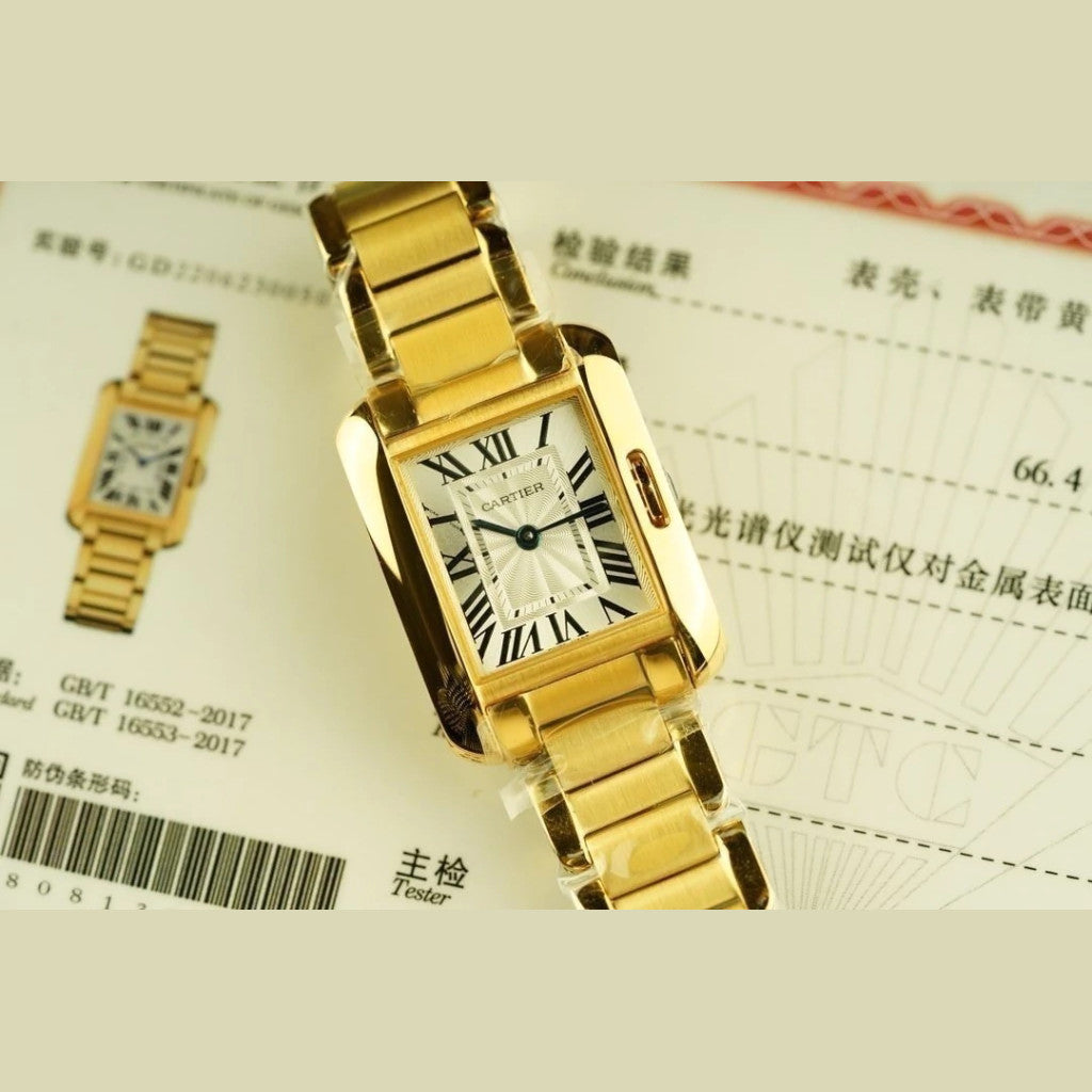Cartier Tank Anglaise Gold