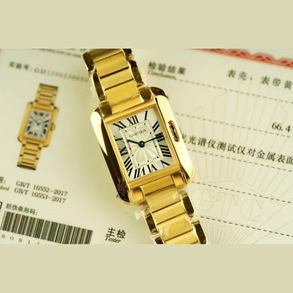 Cartier Tank Anglaise Gold