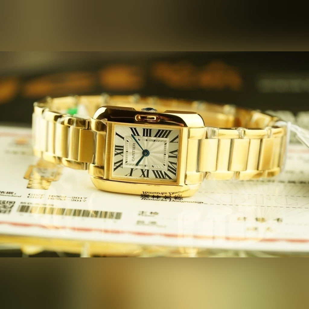 Cartier Tank Anglaise Gold