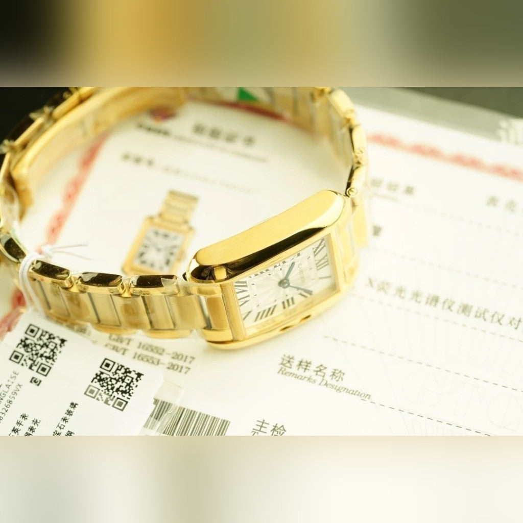 Cartier Tank Anglaise Gold
