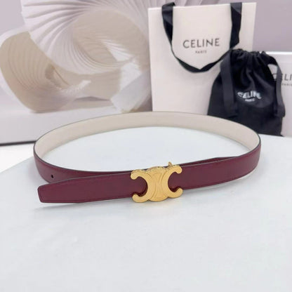 Celine Triomphe Belt Reversible