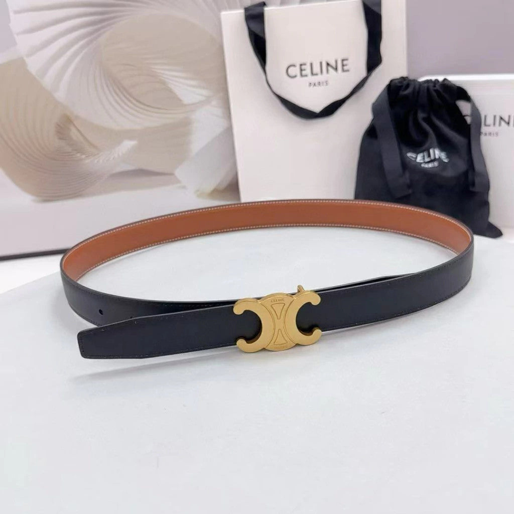 Celine Triomphe Belt Reversible