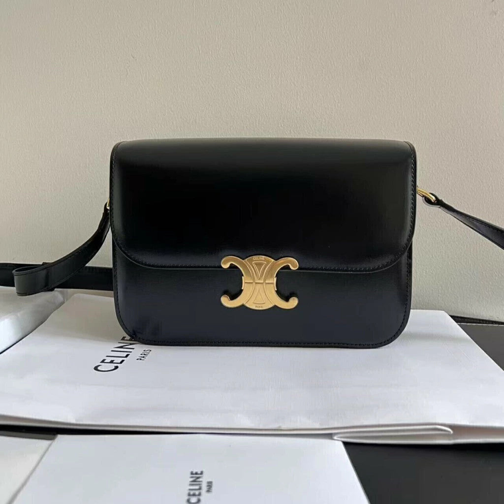 Celine Classique Triomphe Black 8.7" (22 cm)