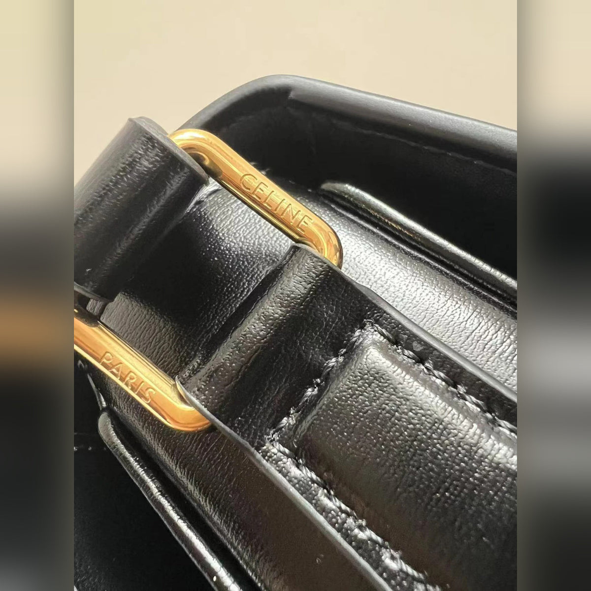 Celine Classique Triomphe Black 8.7" (22 cm)