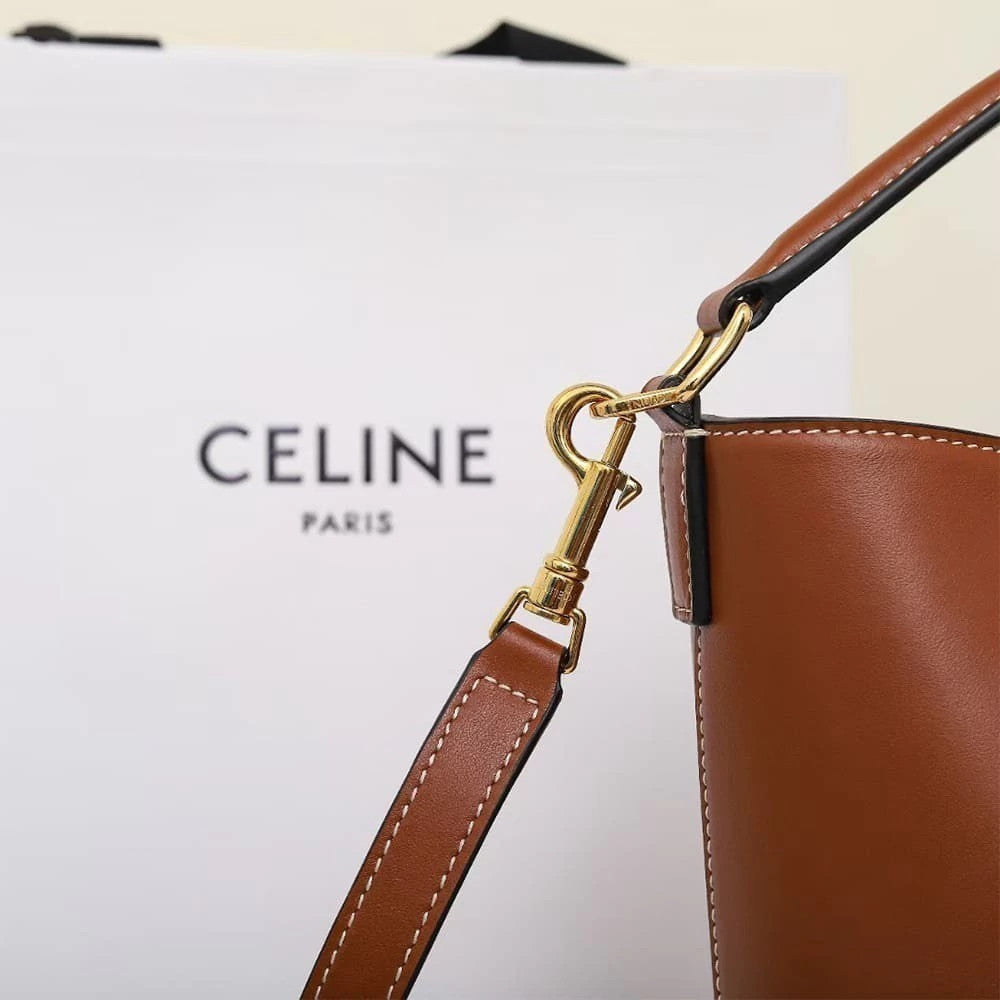 Celine Louise Bucket Caramel Medium