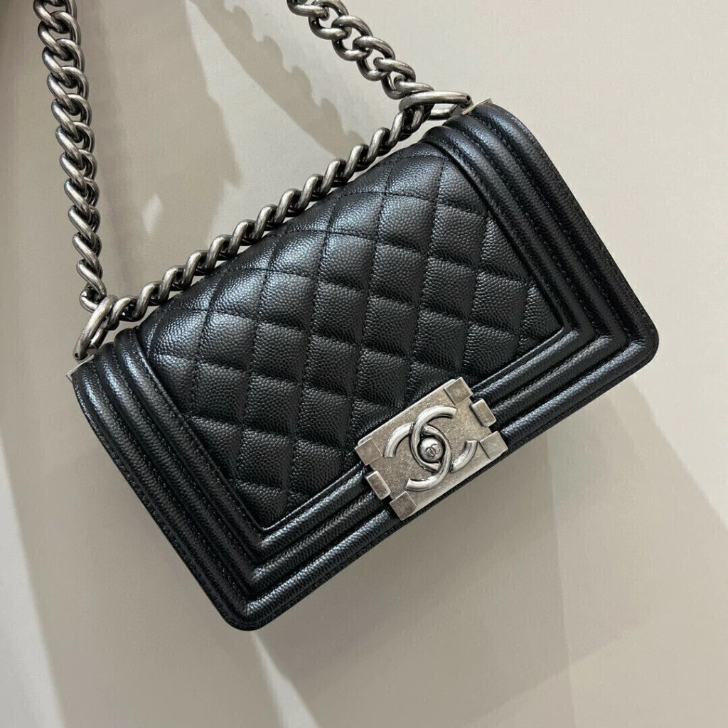 Chanel Boy Silver 7.9" (20 cm)