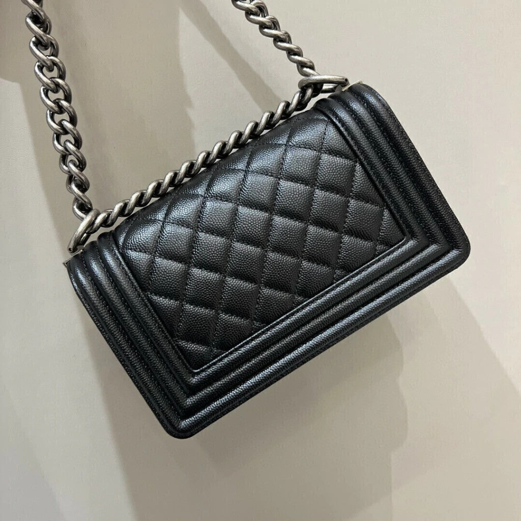 Chanel Boy Silver 7.9" (20 cm)