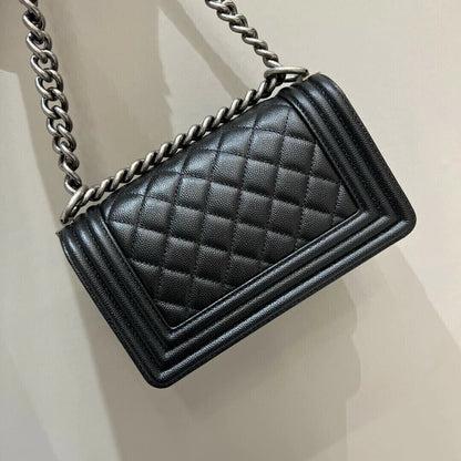 Chanel Boy Silver 7.9" (20 cm)