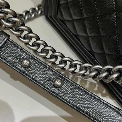 Chanel Boy Silver 7.9" (20 cm)