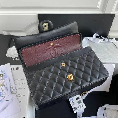 Chanel Classic Double Flap Medium Lambskin 10" (25.5 cm)