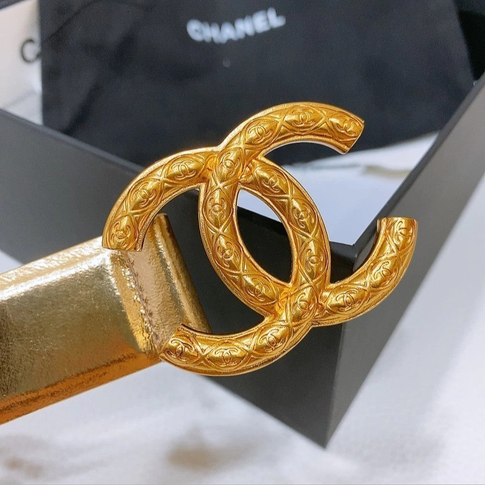 Chanel CC Quilted Belt 11.8" (30 cm)