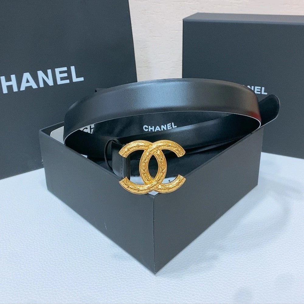 Chanel CC Quilted Belt 11.8" (30 cm)