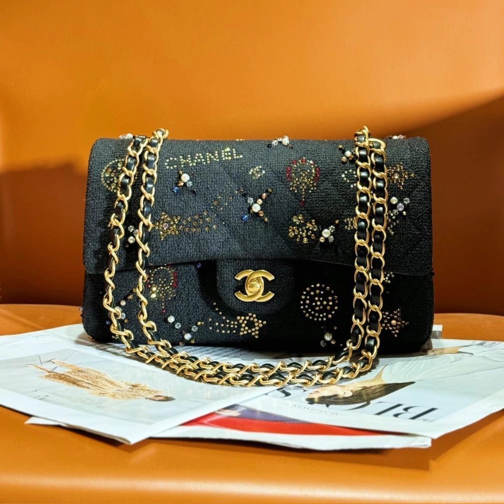 Chanel Classic Flap Embroidered 10" (25.5 cm)