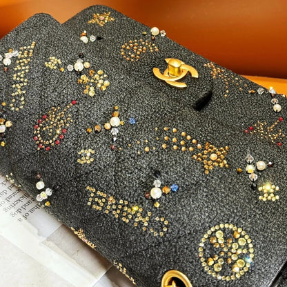 Chanel Classic Flap Embroidered 10" (25.5 cm)