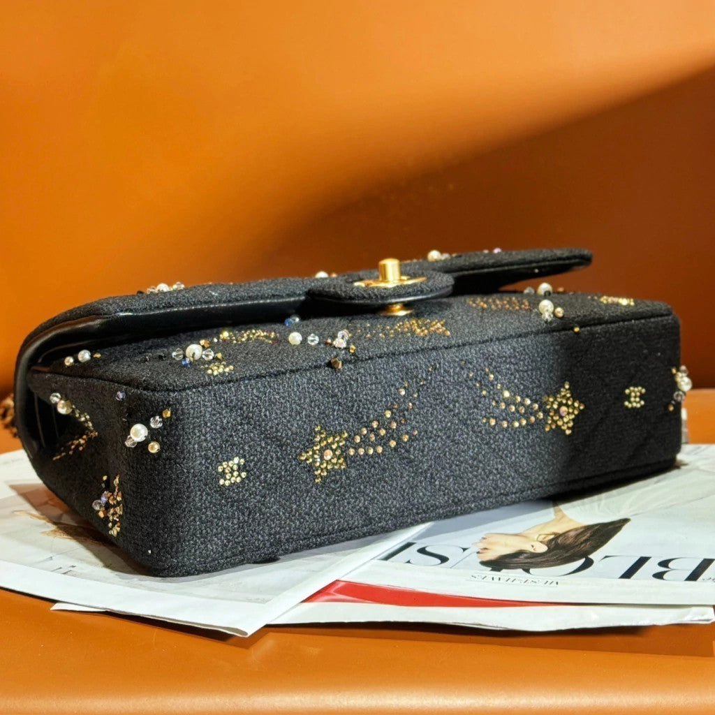 Chanel Classic Flap Embroidered 10" (25.5 cm)