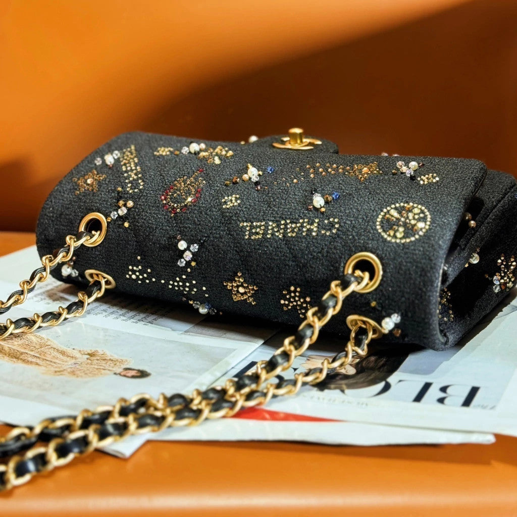 Chanel Classic Flap Embroidered 10" (25.5 cm)