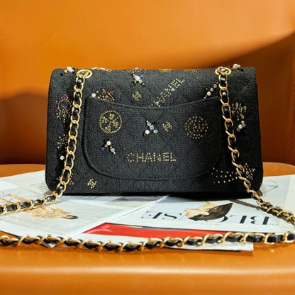 Chanel Classic Flap Embroidered 10" (25.5 cm)