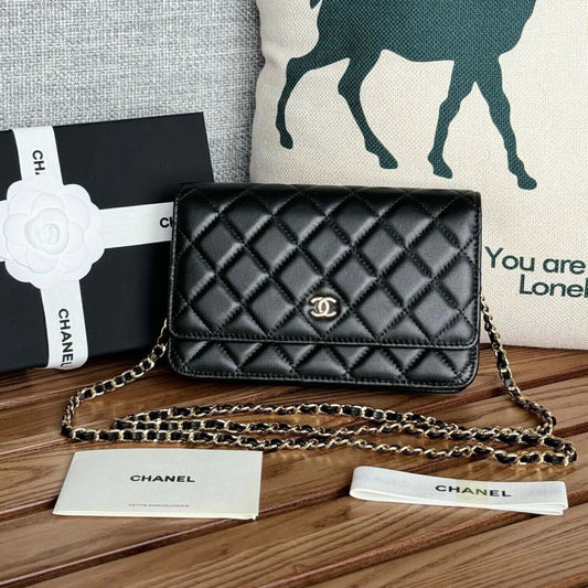 Chanel WOC Gold-Tone Chain Strap 7.5" (19 cm)