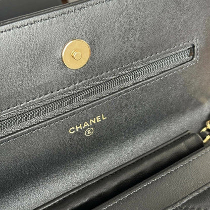 Chanel WOC Gold-Tone Chain Strap 7.5" (19 cm)