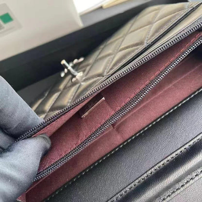 Chanel Wallet on Chain Silver 7.5" (19 cm)