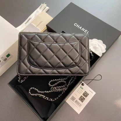 Chanel Wallet on Chain Silver 7.5" (19 cm)