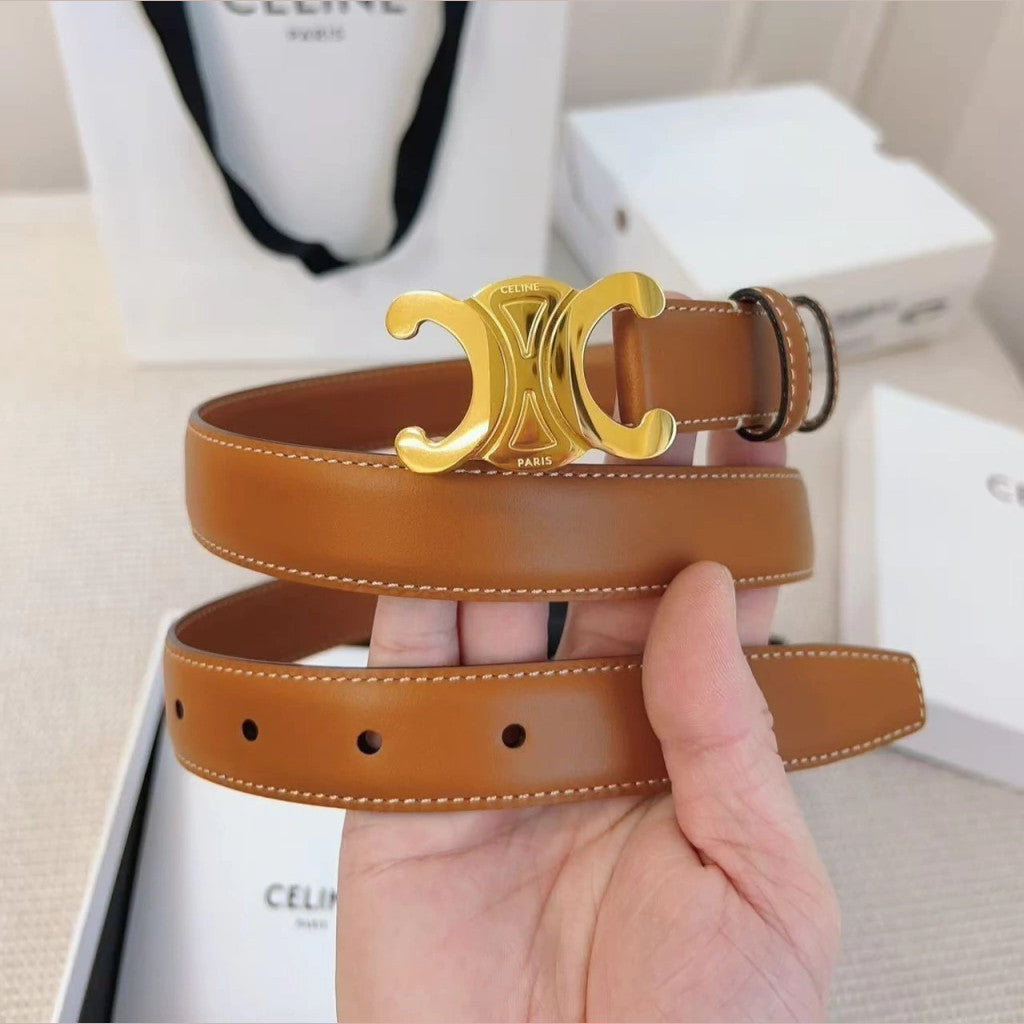 Celine Triomphe Classique Belt 1" (2.5 cm)