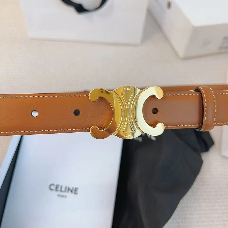 Celine Triomphe Classique Belt 1" (2.5 cm)