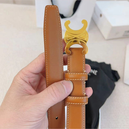 Celine Triomphe Classique Belt 1" (2.5 cm)