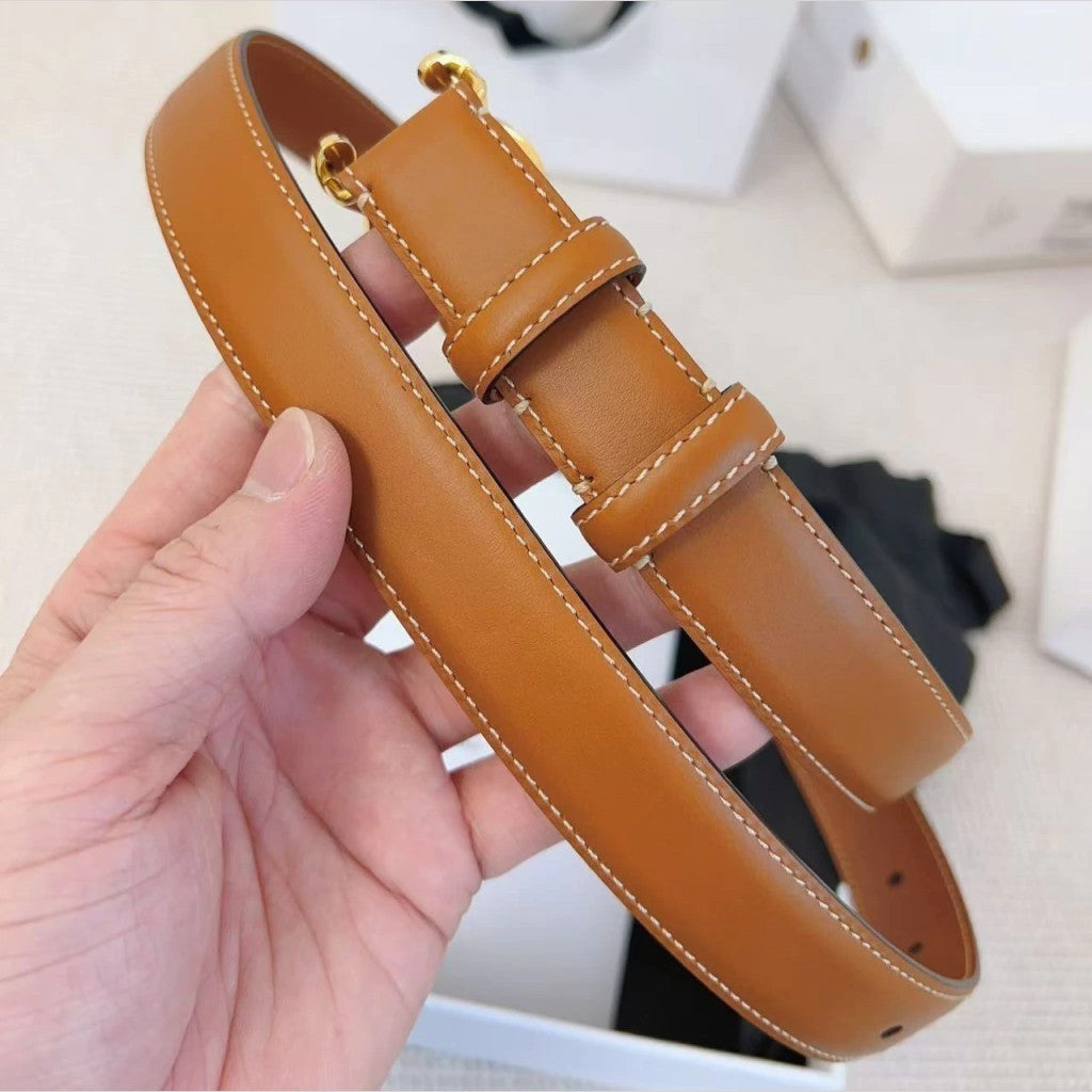 Celine Triomphe Classique Belt 1" (2.5 cm)