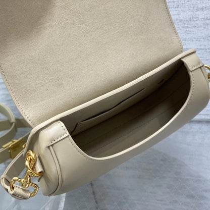 Dior Bobby Medium Beige 8.9" (22.5 cm)