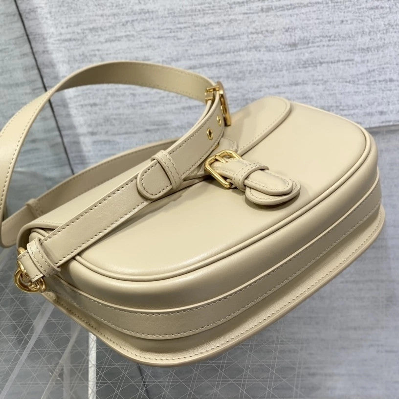 Dior Bobby Medium Beige 8.9" (22.5 cm)