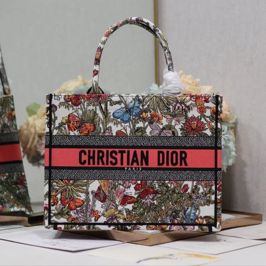Dior Book Tote Enchanted Garden 14.4" (36.5 cm)