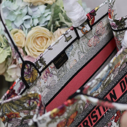 Dior Book Tote Enchanted Garden 14.4" (36.5 cm)