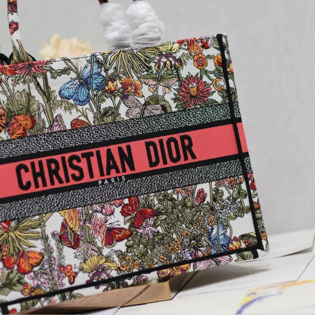 Dior Book Tote Enchanted Garden 14.4" (36.5 cm)