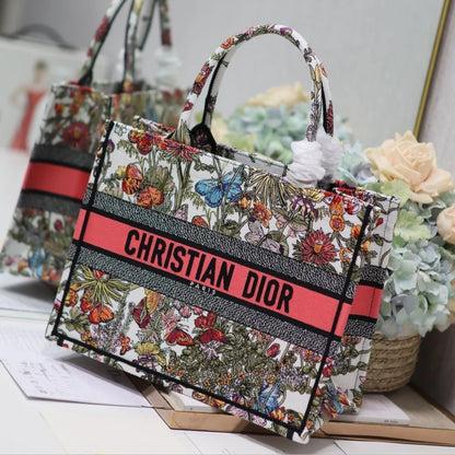 Dior Book Tote Enchanted Garden 14.4" (36.5 cm)