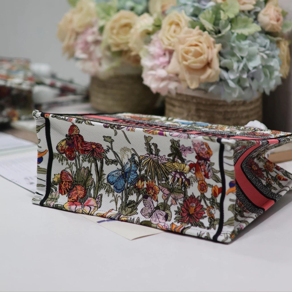 Dior Book Tote Enchanted Garden 14.4" (36.5 cm)