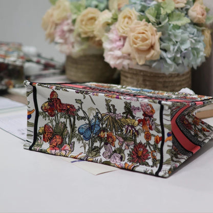Dior Book Tote Enchanted Garden 14.4" (36.5 cm)
