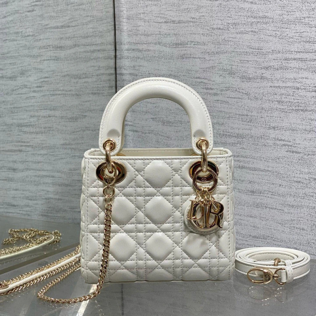 Free Gift: Mini Lady Bag (4-piece bundle) Off-White