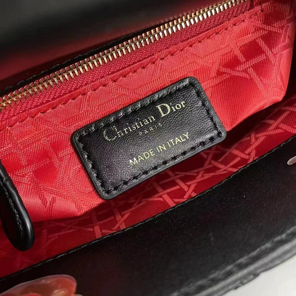Dior Lady Dior Mini Black 5.9" (15 cm)