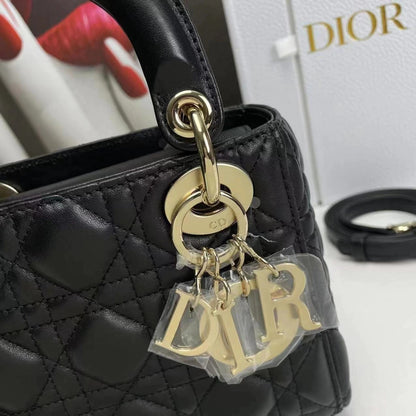 Dior Lady Dior Mini Black 5.9" (15 cm)