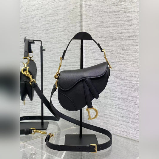 Dior Saddle Mini Black 7.5" (19 cm)