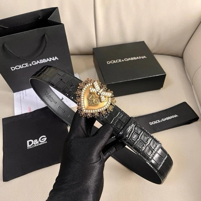 Dolce & Gabbana Baroque Belt 1.6" (4 cm)