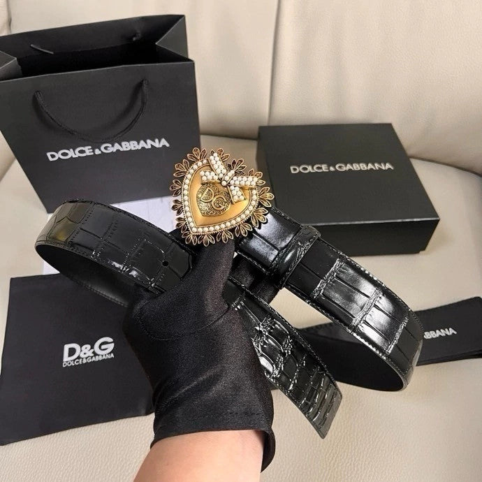 Dolce & Gabbana Baroque Belt 1.6" (4 cm)