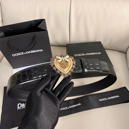 Dolce & Gabbana Baroque Belt 1.6" (4 cm)