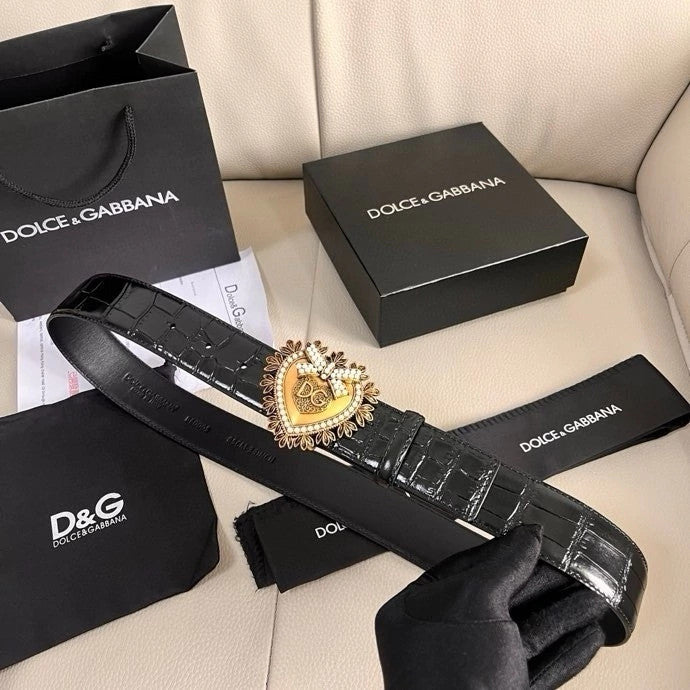 Dolce & Gabbana Baroque Belt 1.6" (4 cm)