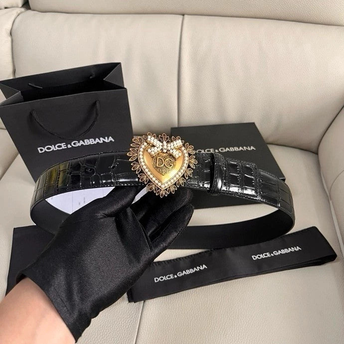 Dolce & Gabbana Baroque Belt 1.6" (4 cm)