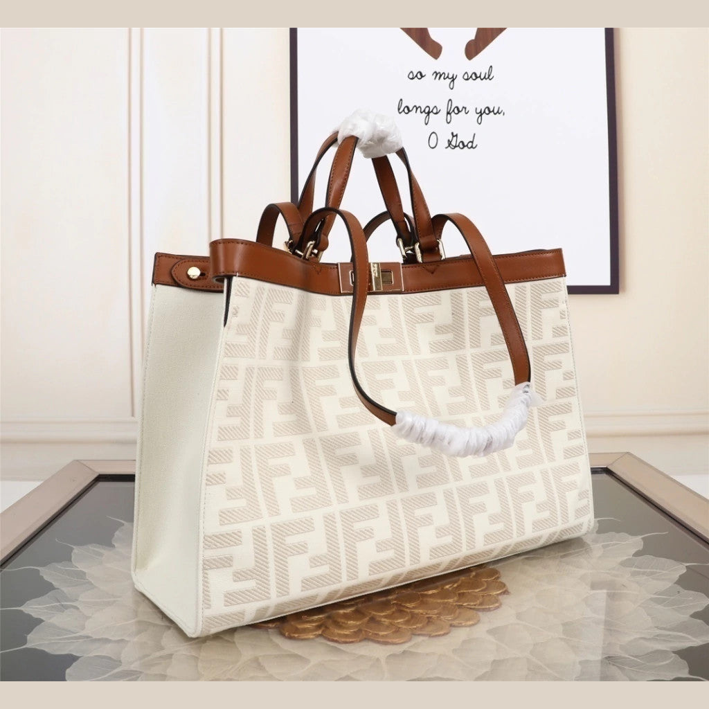 Fendi Tote Jacquard FF 13.4" (34 cm)