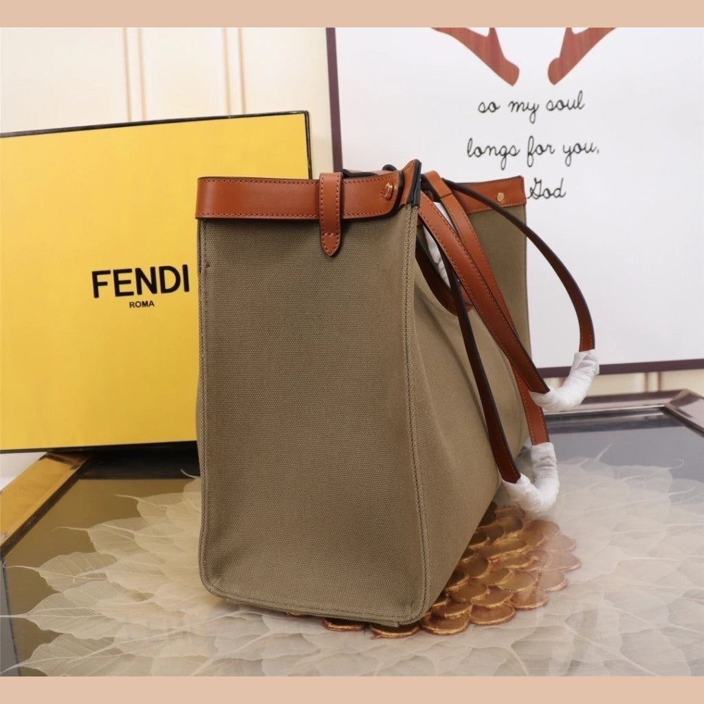 Fendi Tote Jacquard FF 13.4" (34 cm)