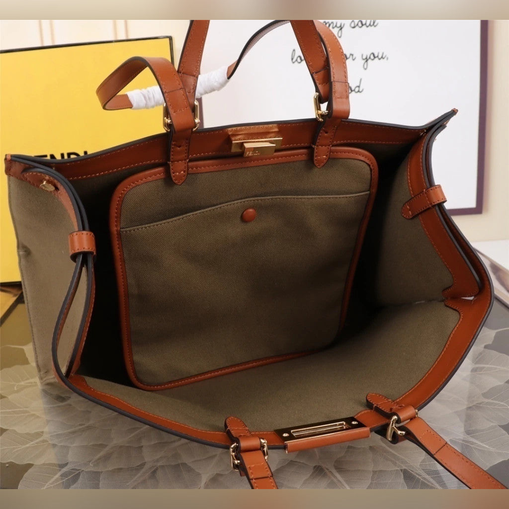 Fendi Tote Jacquard FF 13.4" (34 cm)