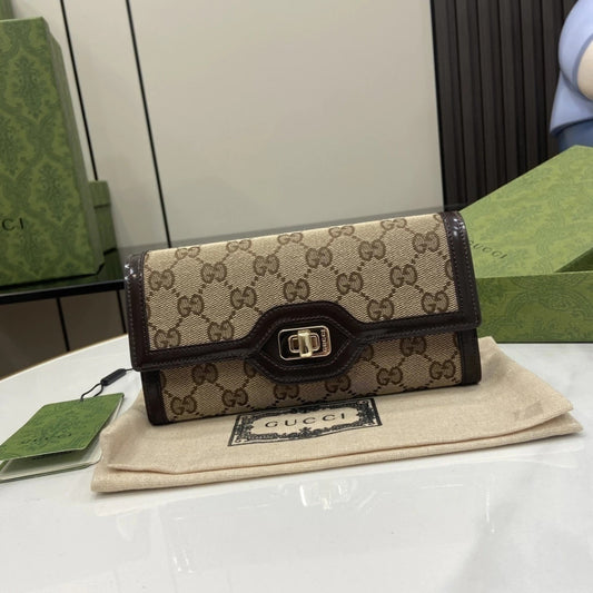 Gucci Jackie Continental Wallet 7.5" (19 cm)